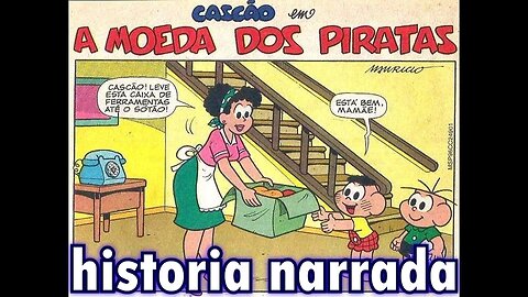 Cascão em-A moeda dos piratas | Gibis do Rapha