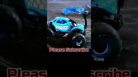 Monster Jam World Series. Monster Mutt cyclone to perfect backflip in the mud!