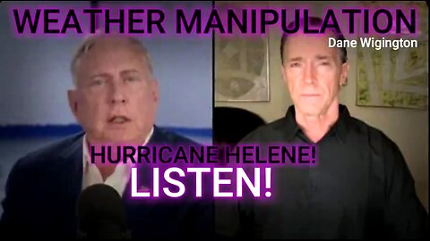 ELECTED OFFICIALS IN SOUTH CAROLINA CONFIRM HURRICANE HELENE WAS A GENERATED WEATHER BOMB... 💣