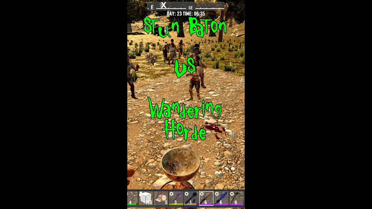 7 Days to Die #Shorts Wandering Horde