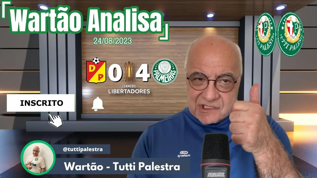 Wartão Analisa Dep. Pereira 0 X 4 Palmeiras