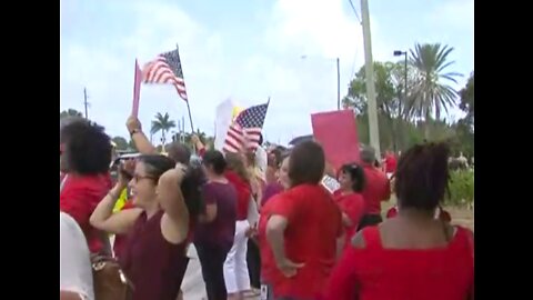 Palm Beach County teachers rallying to protect pay raises approved by voters