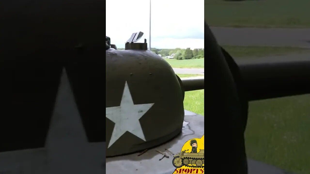 Destroyed Sherman Turret at the Bunker Assenois Bastogne #shorts 11