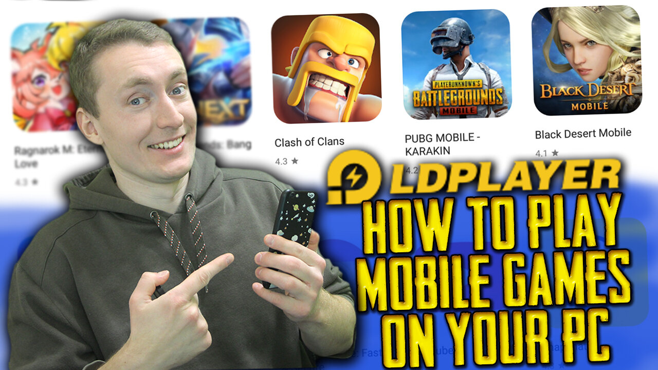 How to play any mobile games on your pc