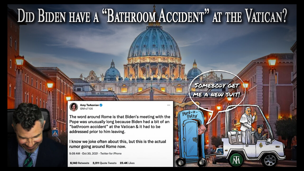 Did Biden have a “Bathroom Accident” at the Vatican?