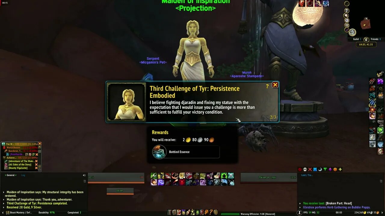 World of Warcraft Dragonflight Third Challenge of Tyr Persistence Embodied