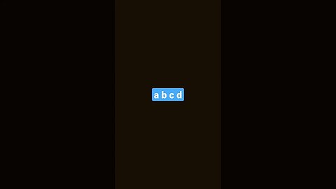 ABCD | abcd #shorts