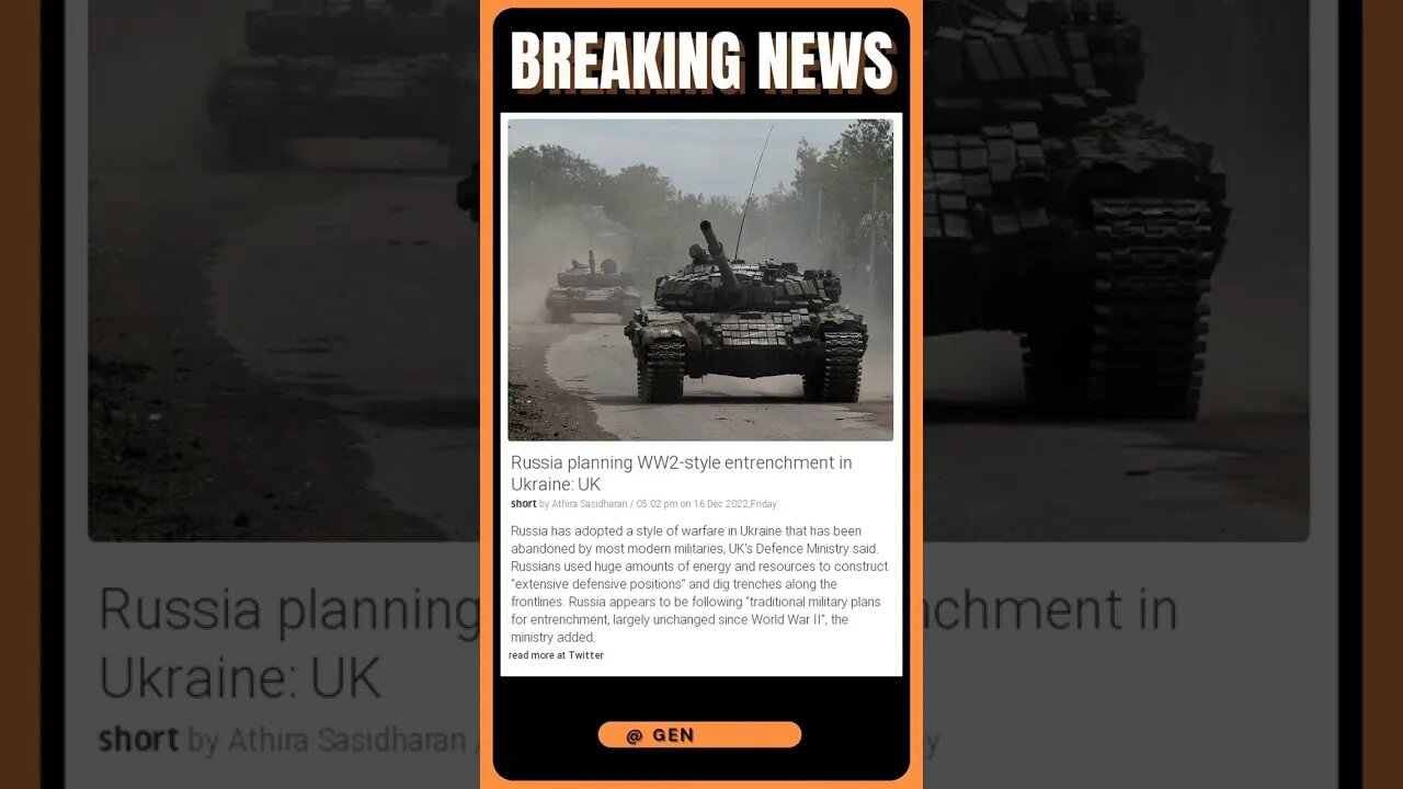 Ukraine on Edge: Russia's WW2-Style Entrenchment Plans Revealed | #shorts #news
