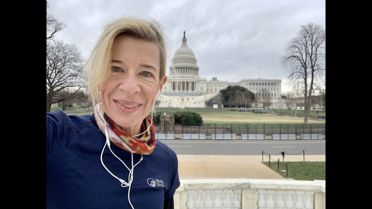 Katie Hopkins in DC LOOK UP NOT DOWN