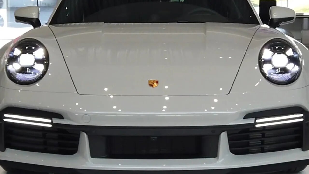 Porsche 992 Turbo S in EXTREME detail Crayon, Exclusive Design lights and wheels and more! [4k 60p]