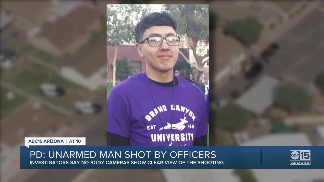 Unarmed man shot by officers