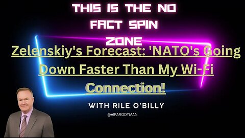 Zelenskiy's Forecast 'NATO's Going Down Faster Than My Wi Fi Connection!