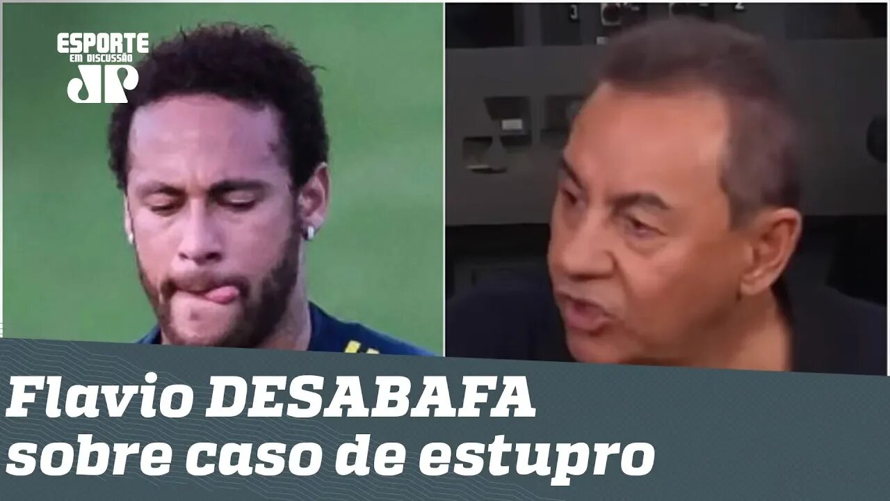 "NÃO PODE passar IMPUNE!" Flavio Prado DESABAFA sobre Neymar e caso de estupro!