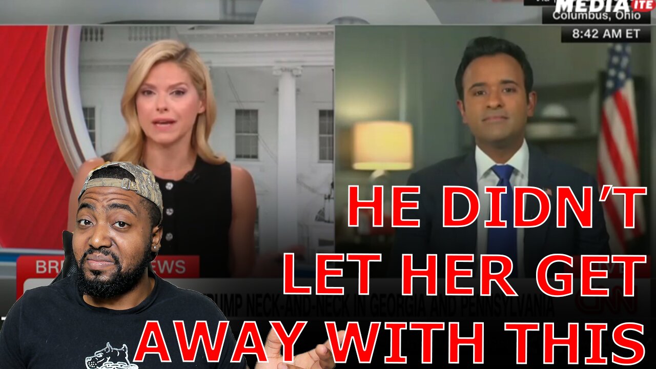 Vivek Ramaswamy SCHOOLS CNN Anchor As She Rages Over Him Exposing Kamala Harris Flip Flopping!