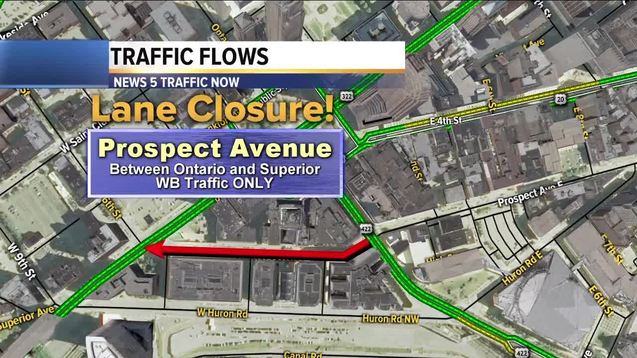 Two big construction projects are underway in downtown Cleveland and they could affect your commute