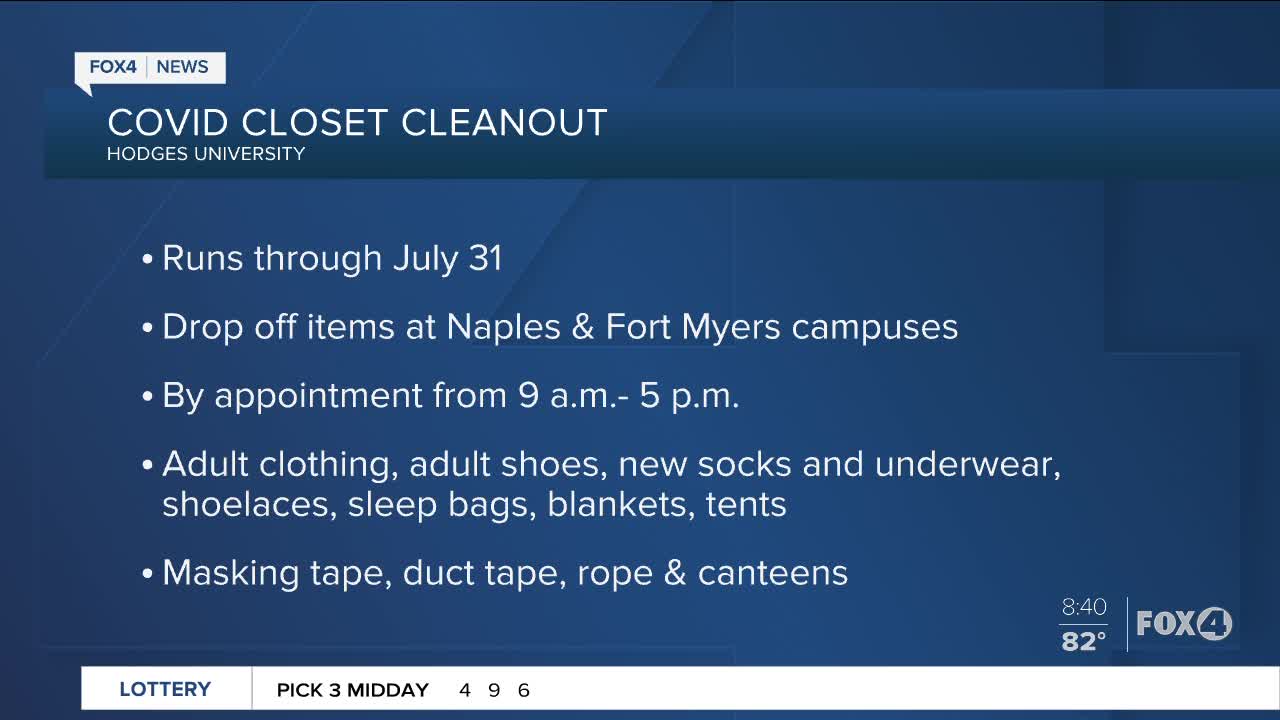 Hodges University seeks clothing donations