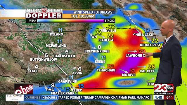 Let the windows down! Highs will be in the 70's today!