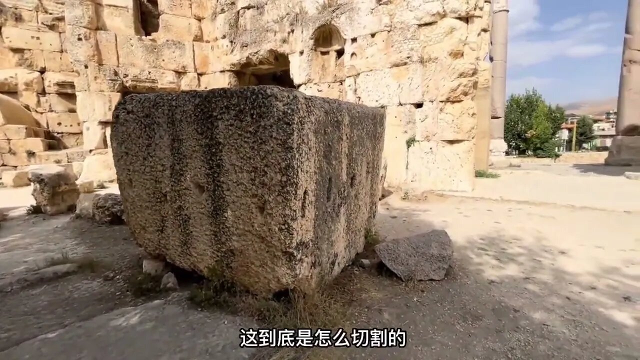 The best preserved temple of the Sun in ancient Rome, Baalbek.