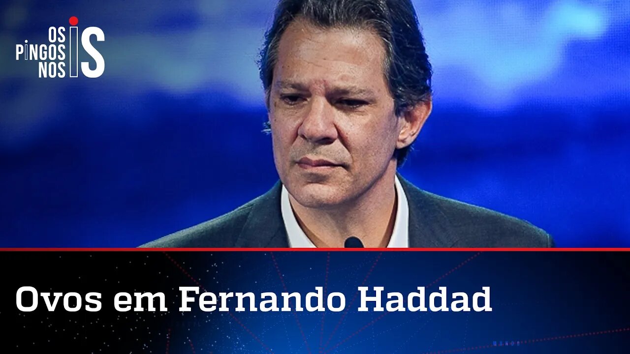 Haddad e comitiva recebem ovada em ato no interior de São Paulo