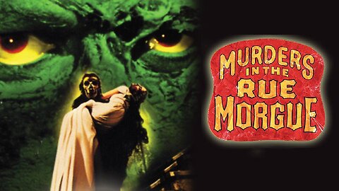 MURDERS IN THE RUE MORGUE 1971 A Theater is the Scene of Grisly Baffling Murders FULL MOVIE HD & W/S