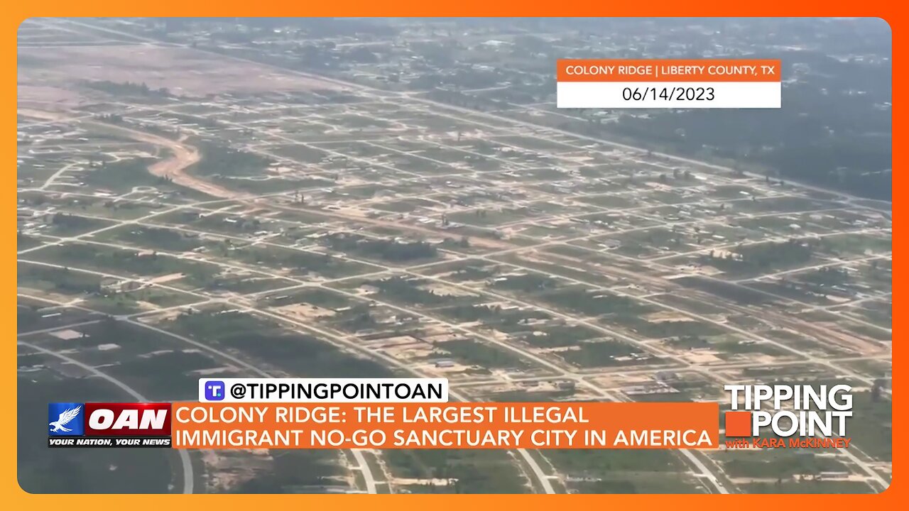 Aerial Footage: Largest No-Go Illegal Alien Sanctuary in America | TIPPING POINT 🟧