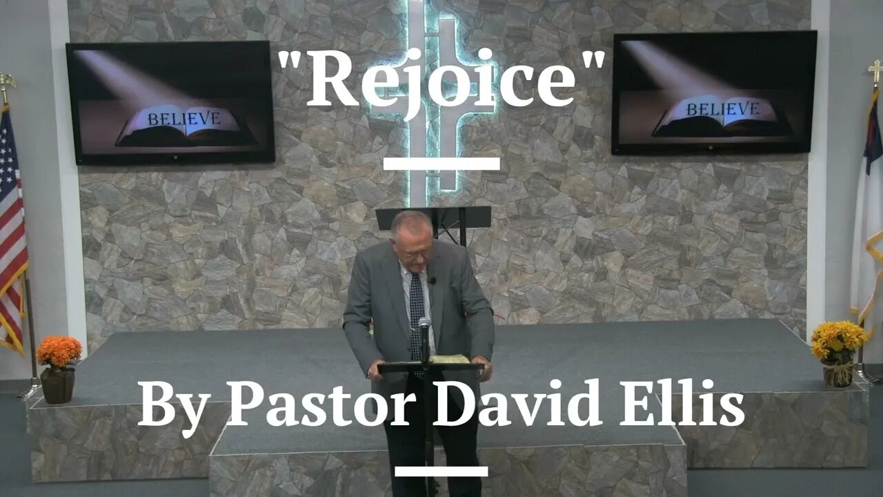 "Rejoice" By Pastor David Ellis