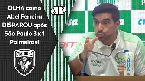 "ESSE CAMPEONATO PAULISTA JÁ ESTÁ..." Abel Ferreira DISPARA após São Paulo 3 x 1 Palmeiras!