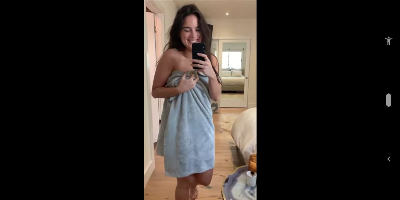Natalie goes Naked for DavidDobrik