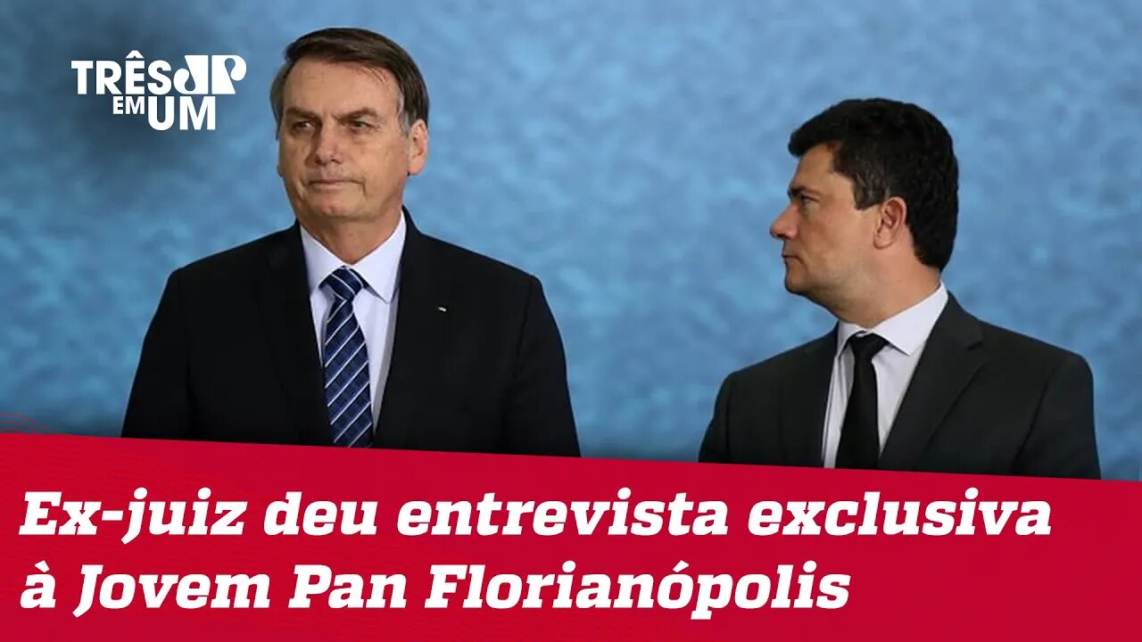 Moro diz que Brasil não tem projeto com Bolsonaro no poder