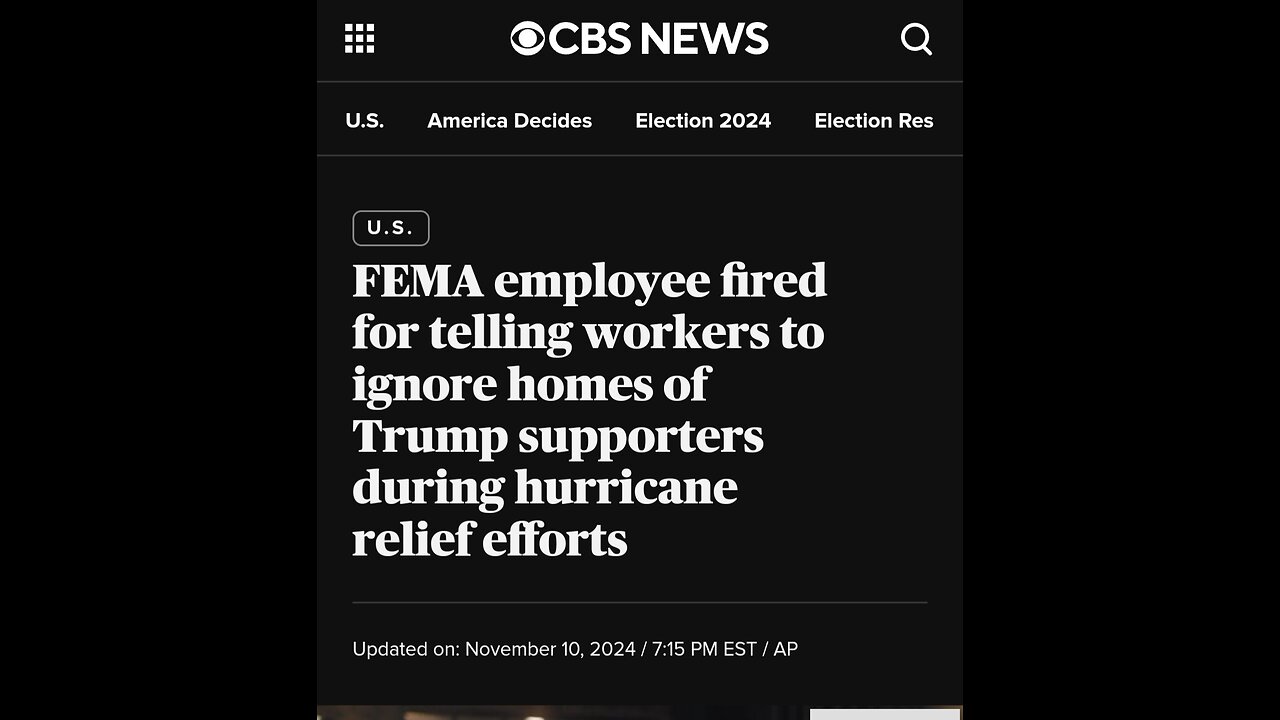 More Fake News Turned True- Trump Supporters Denied Emergency Help From Fema