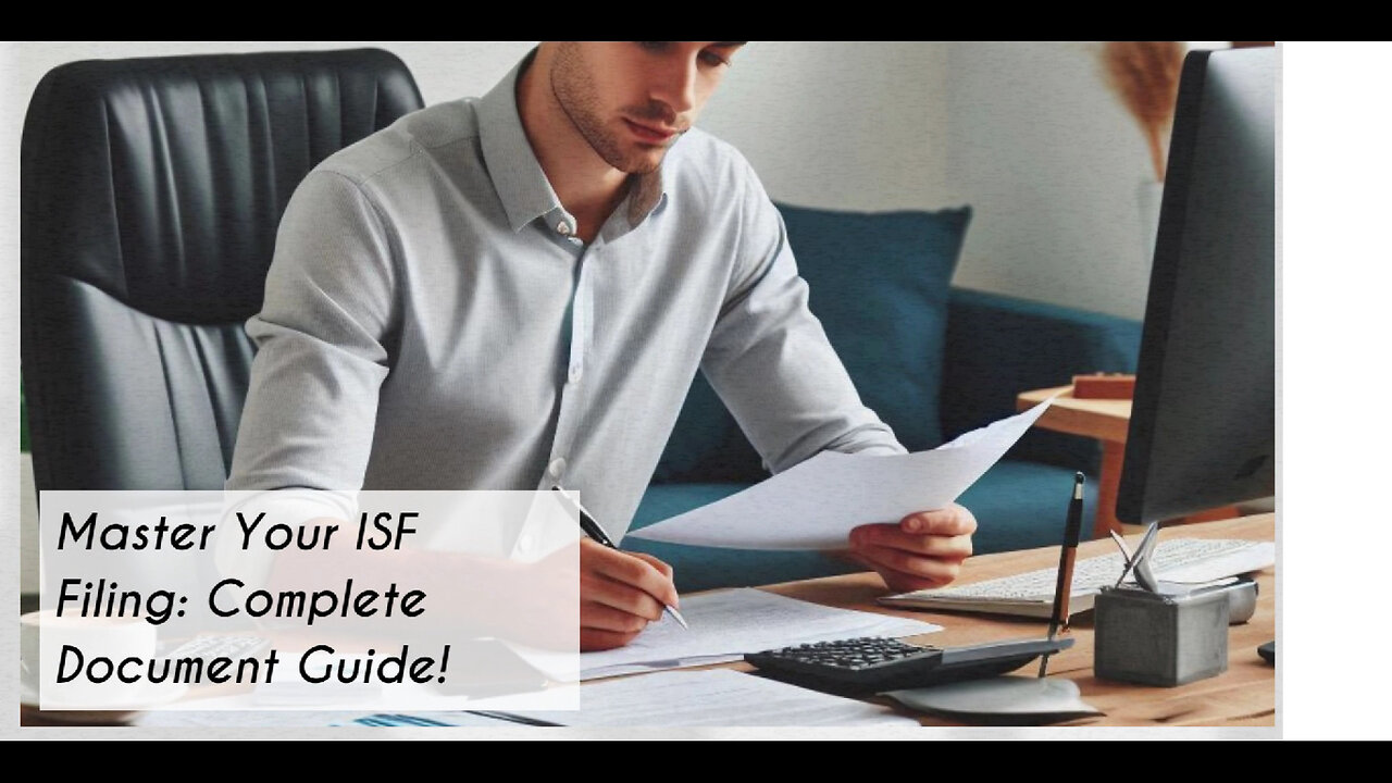 Mastering the ISF Filing: Your Complete Document Checklist for Importing Goods