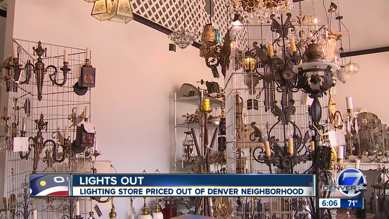 Bonnie Brae Lighting and Repair priced out of current location, store forced to move