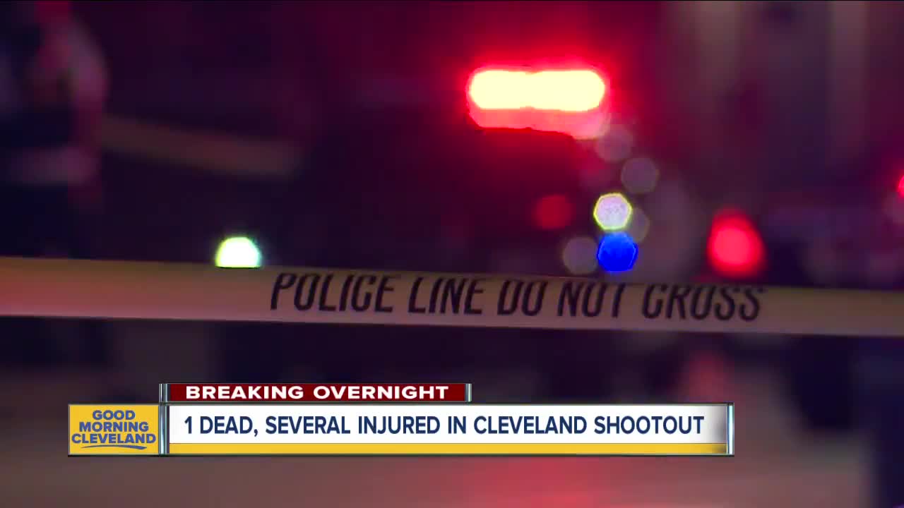 Cleveland police: Shooting between 'two rival groups' left multiple people injured, 1 dead