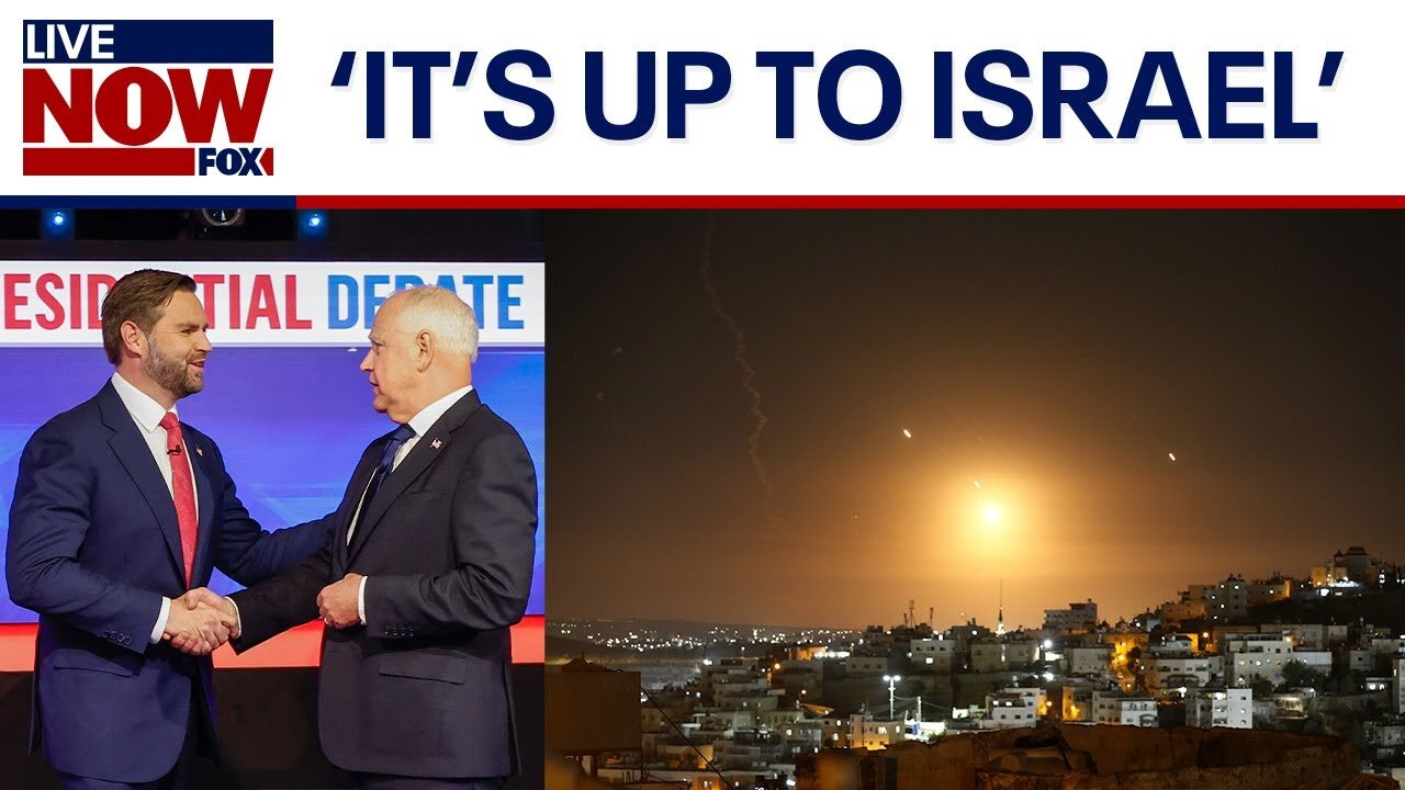 Israel-Iran: Vance, Walz address Middle East tensions during VP debate | LiveNOW from FOX