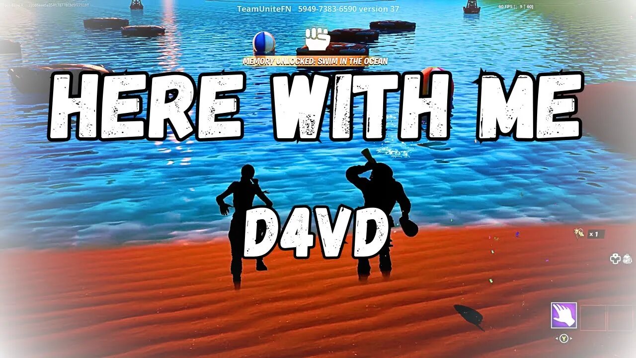 d4vd - Here With Me [Fortnite Concert Video]