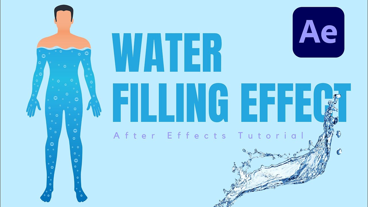 Animating the Surreal Simulating Water Filling a Human Body in After Effects