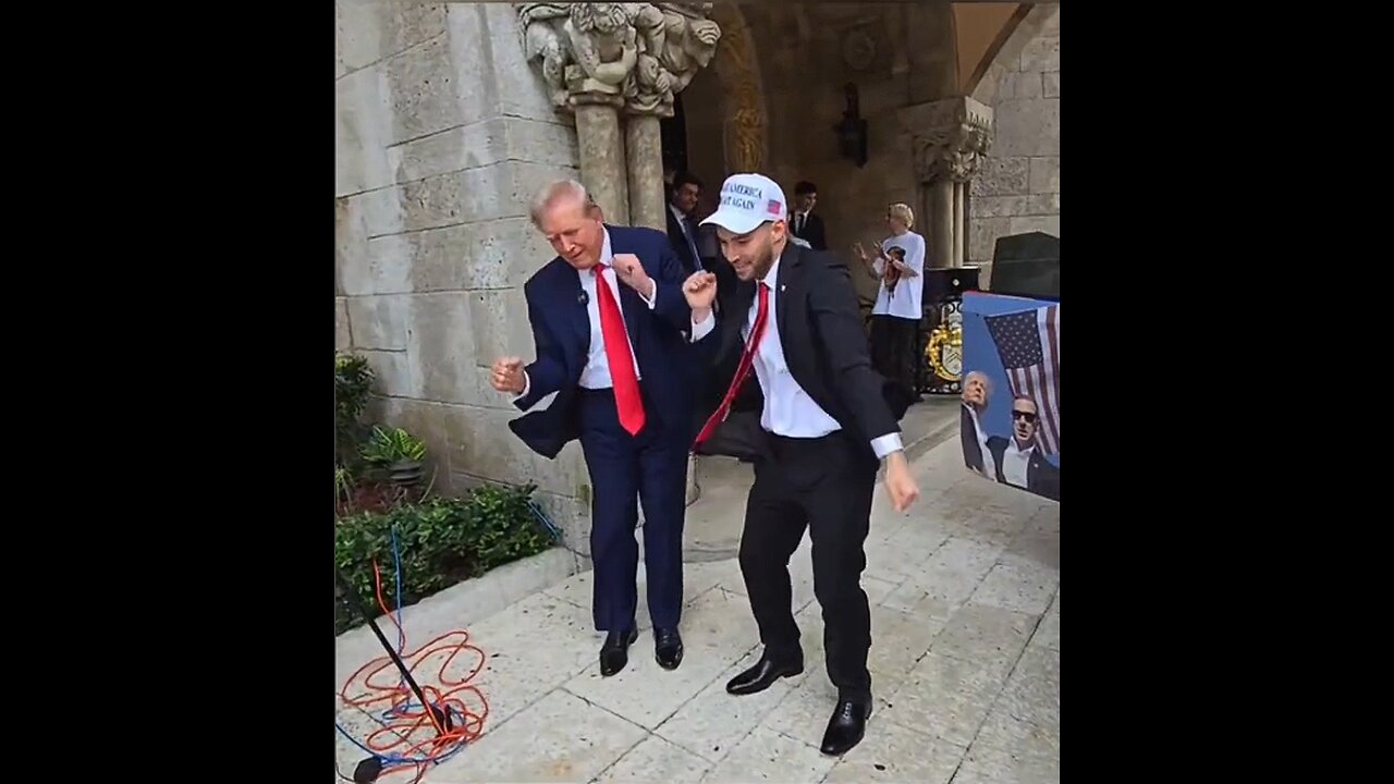 Trump And Streamer Adin Ross Dance