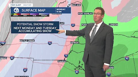 Mostly cloudy Friday