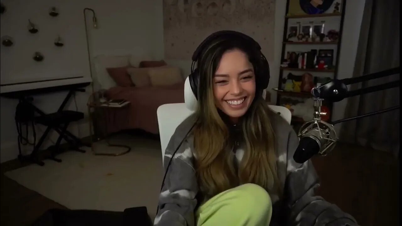 valkyrae having fun on twitch, among us