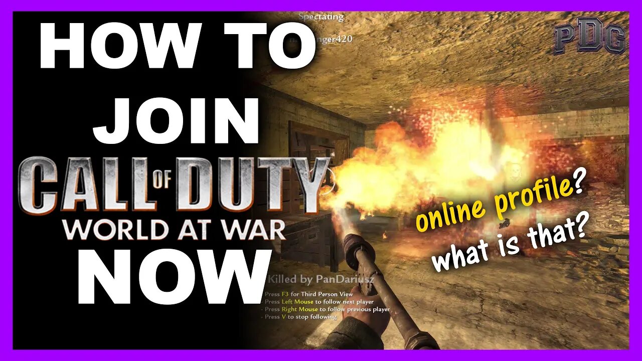 How To Join Call Of Duty World At War Online NOW 2022