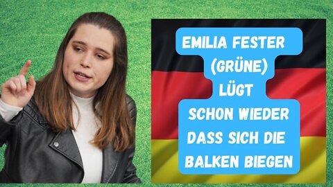 Sie lügt schon wieder! Frau rechnet gnadenlos mit der neuen Lüge der Emilia Fester (Grüne) ab!