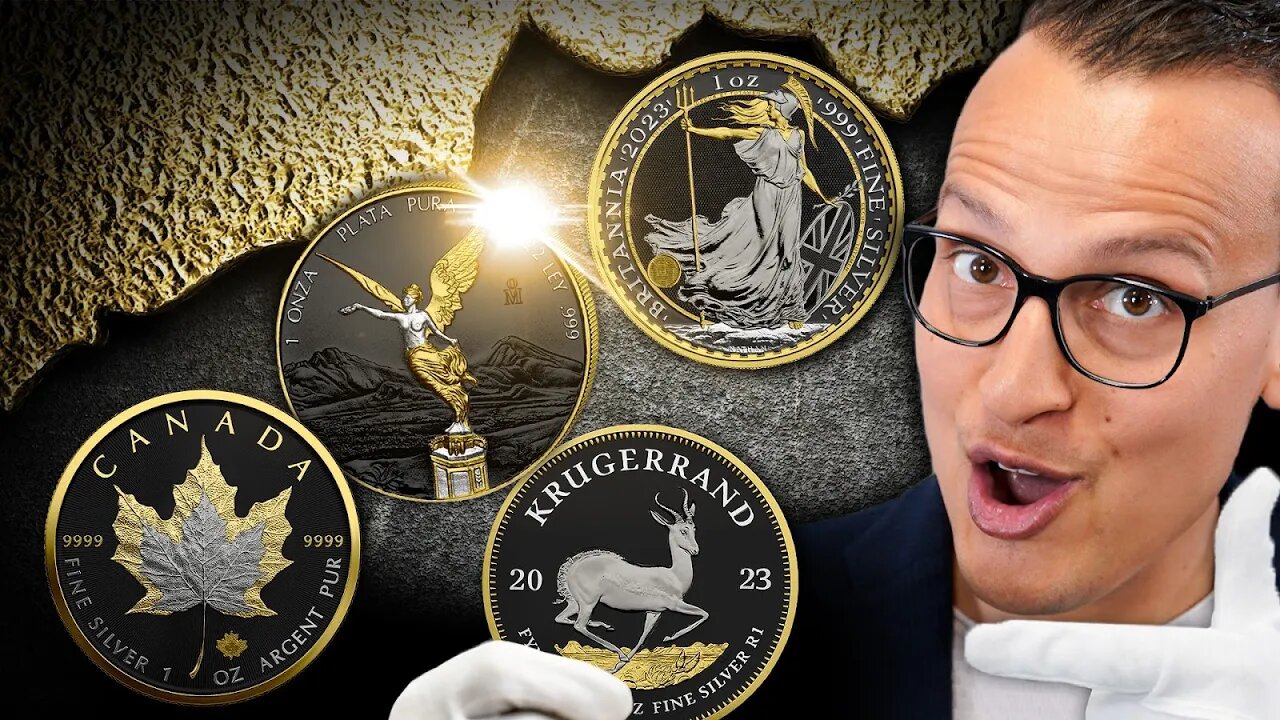 Die 4 beliebtesten Silbermünzen der Welt (veredelt)