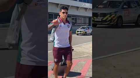 FLUMINENSE É RECEBIDO PELA TORCIDA EM BELÉM