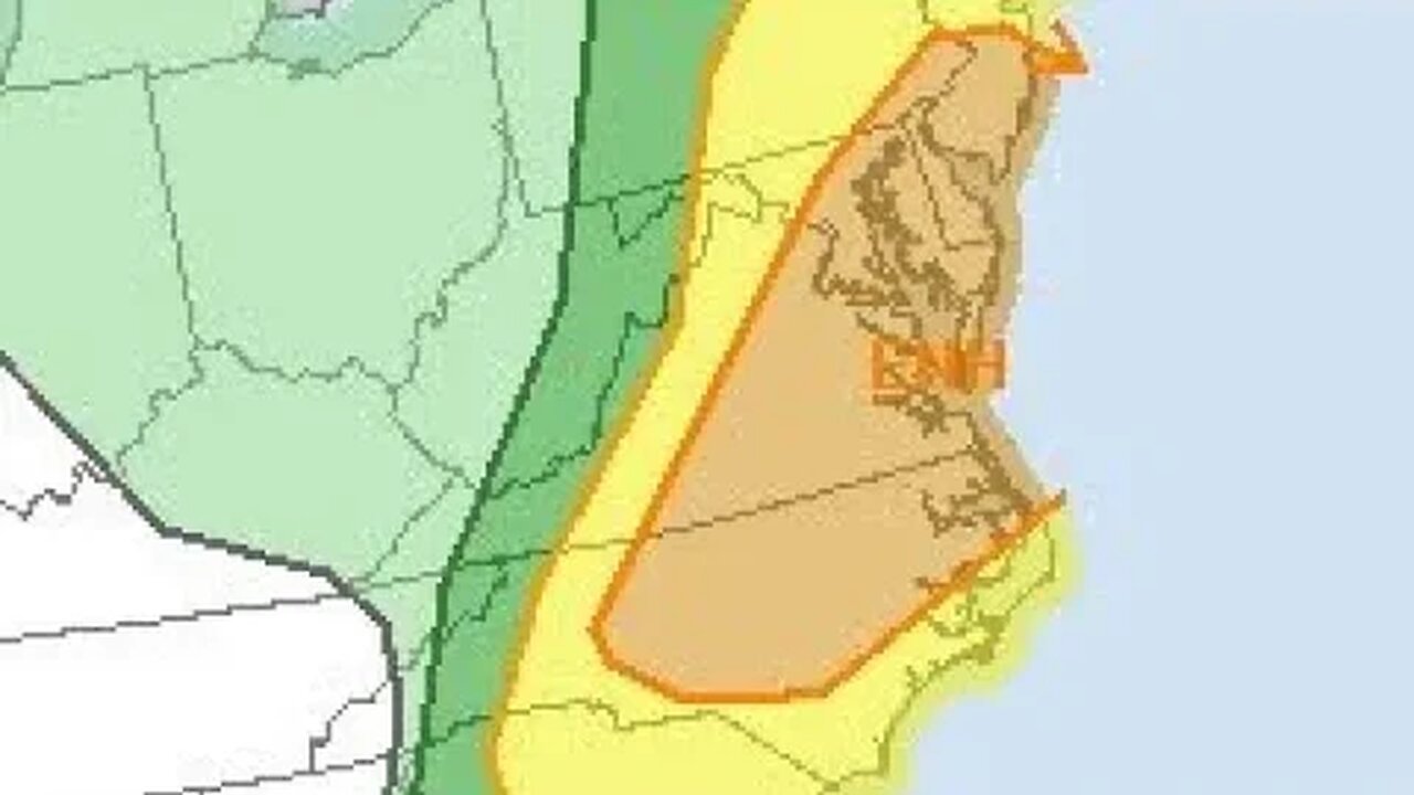 Random Clips Delmarva Enhanced Severe Weather Risk 6-26-2023