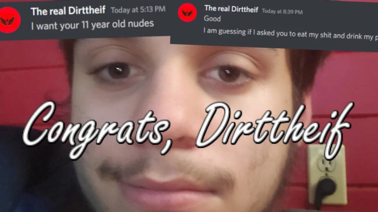 Congrats, Dirttheif!