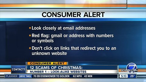 Be careful of look-alike websites & email links