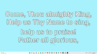 Come, Thou Almighty King Verse 1