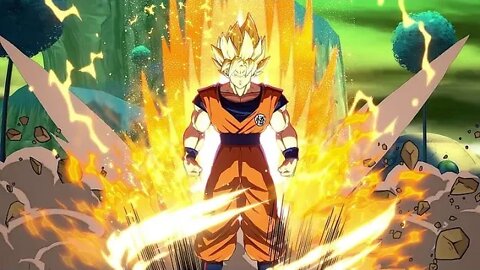 Goku Goes Super Saiyan for The First Time #goku #dragonballz #supersaiyan