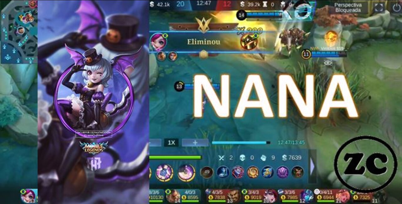 Mobile Legends - Gameplay Nana - jogando no MID - ML - ZC