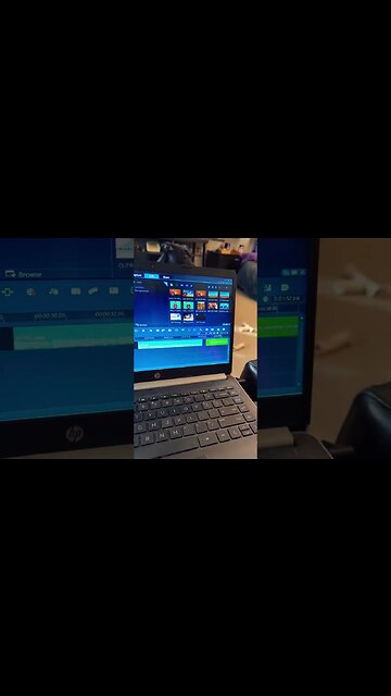 Editing a new video in Corel..